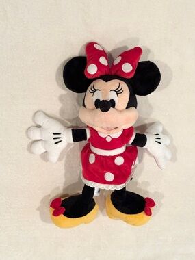 Disney Minnie Mouse Plush in Red, White, Black and Yellow